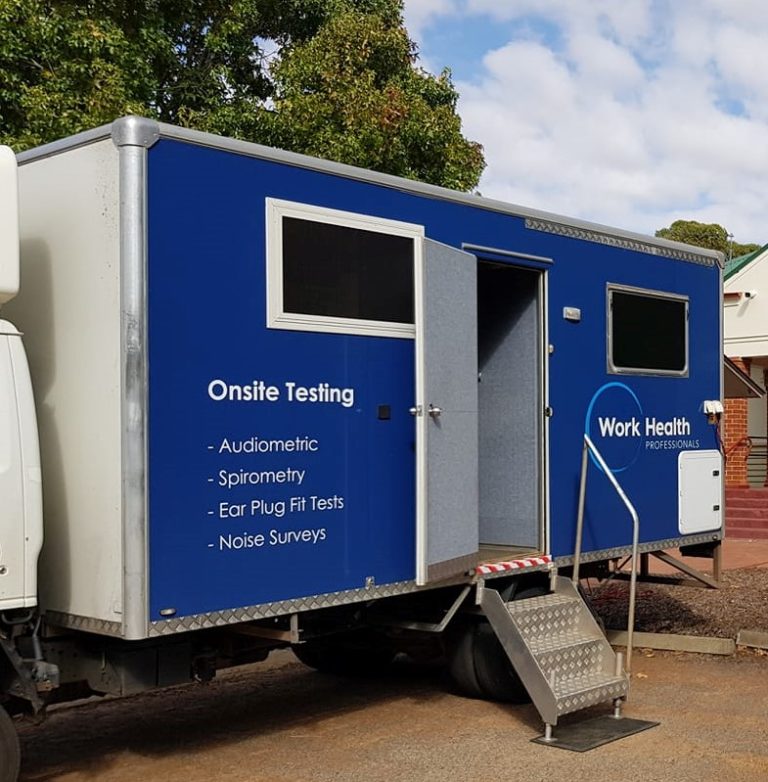 Mobile audiometric testing booths for hire WA